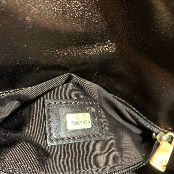 authentic CHANEL metalic copper calfskin crossbody bag $2800 - Picture 12 of 14